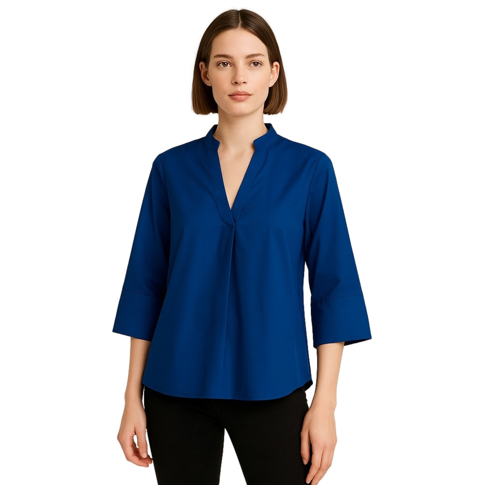 HARSHMAN Women's Spirea Blouse in Midnight Blue